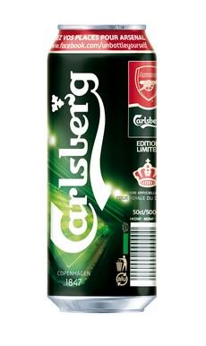 Carlsberg encore à l'attaque avec Arsenal 