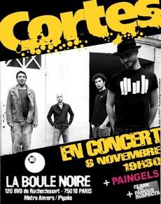 Concert CORTES @  La boule Noire - 10 invitations à gagner - Musique - CityZens