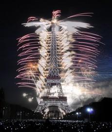 Feu d'artifice du 14 juillet 2012 à Paris