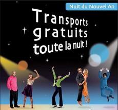 Les transports gratuits pour le réveillon du Nouvel An 